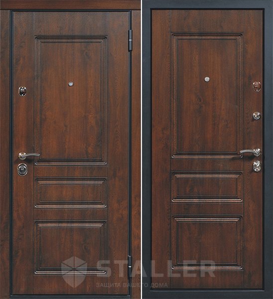 Входная утепленная дверь Сталлер Лондон