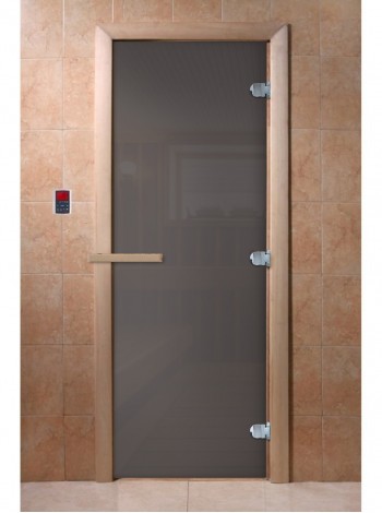Стеклянная дверь DOORWOOD Сумерки графит 700х1900