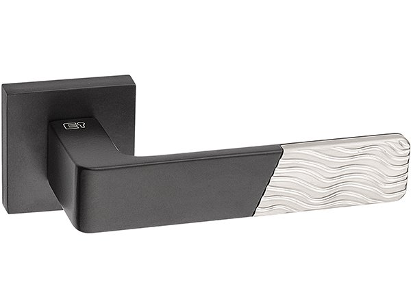 Дверная ручка EMPORIO DOPPIA Black/MSN