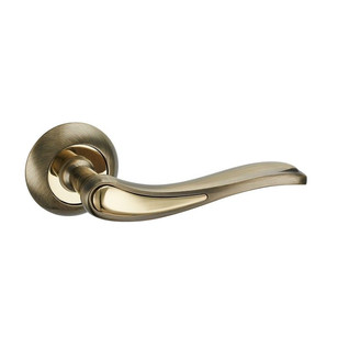 Ручка дверная Виктория AB+GP