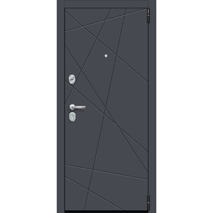 Входная уличная дверь в частный дом Porta S 15.15 Graphite Pro/Super White