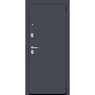 Входная дверь в квартиру с зеркалом Porta R 4.K41 Graphite Art/Alaska
