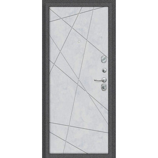 Входная дверь в тамбур Porta R 104.15 Антик Серебро/Snow Art