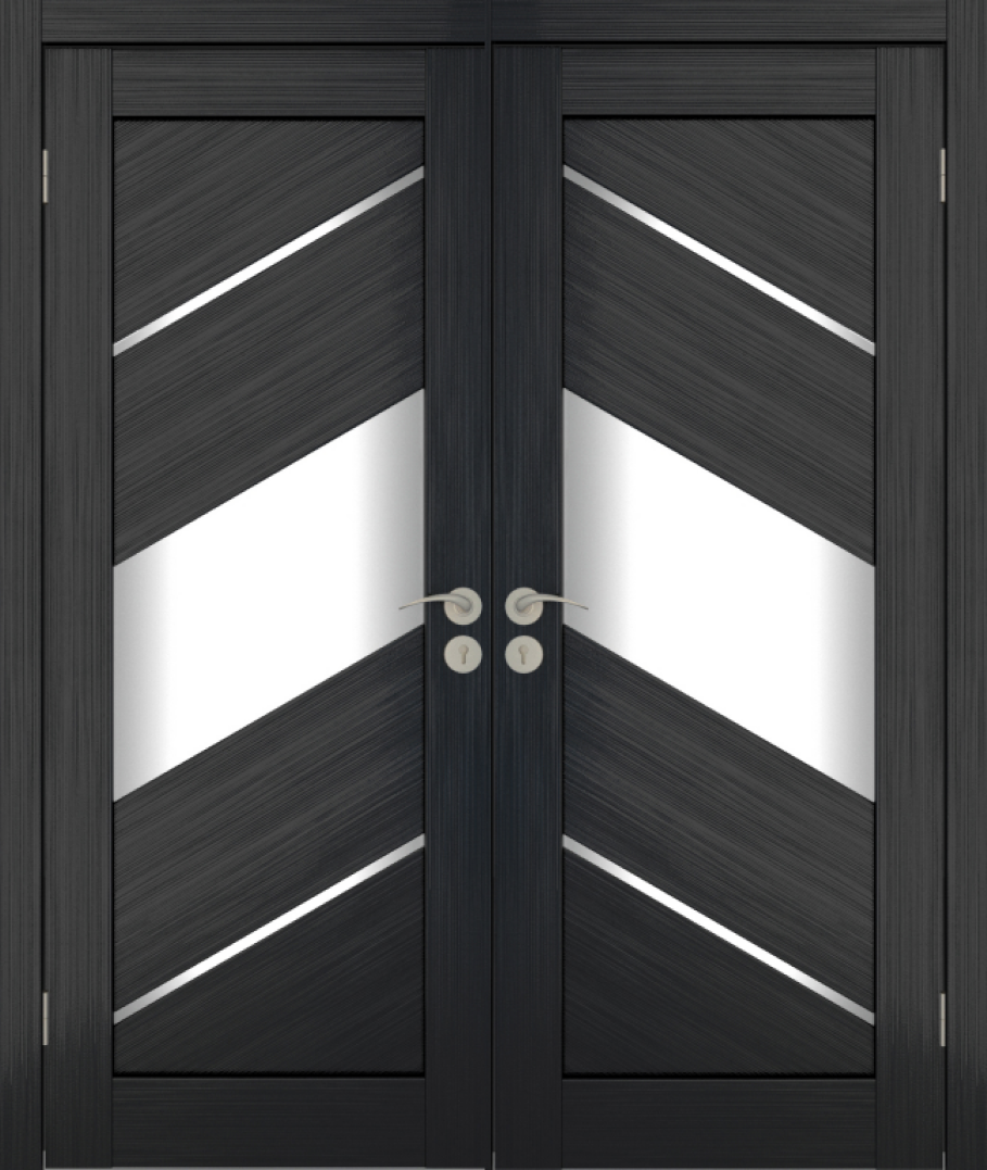 Дверь распашная двустворчатая Istok Диагональ-3