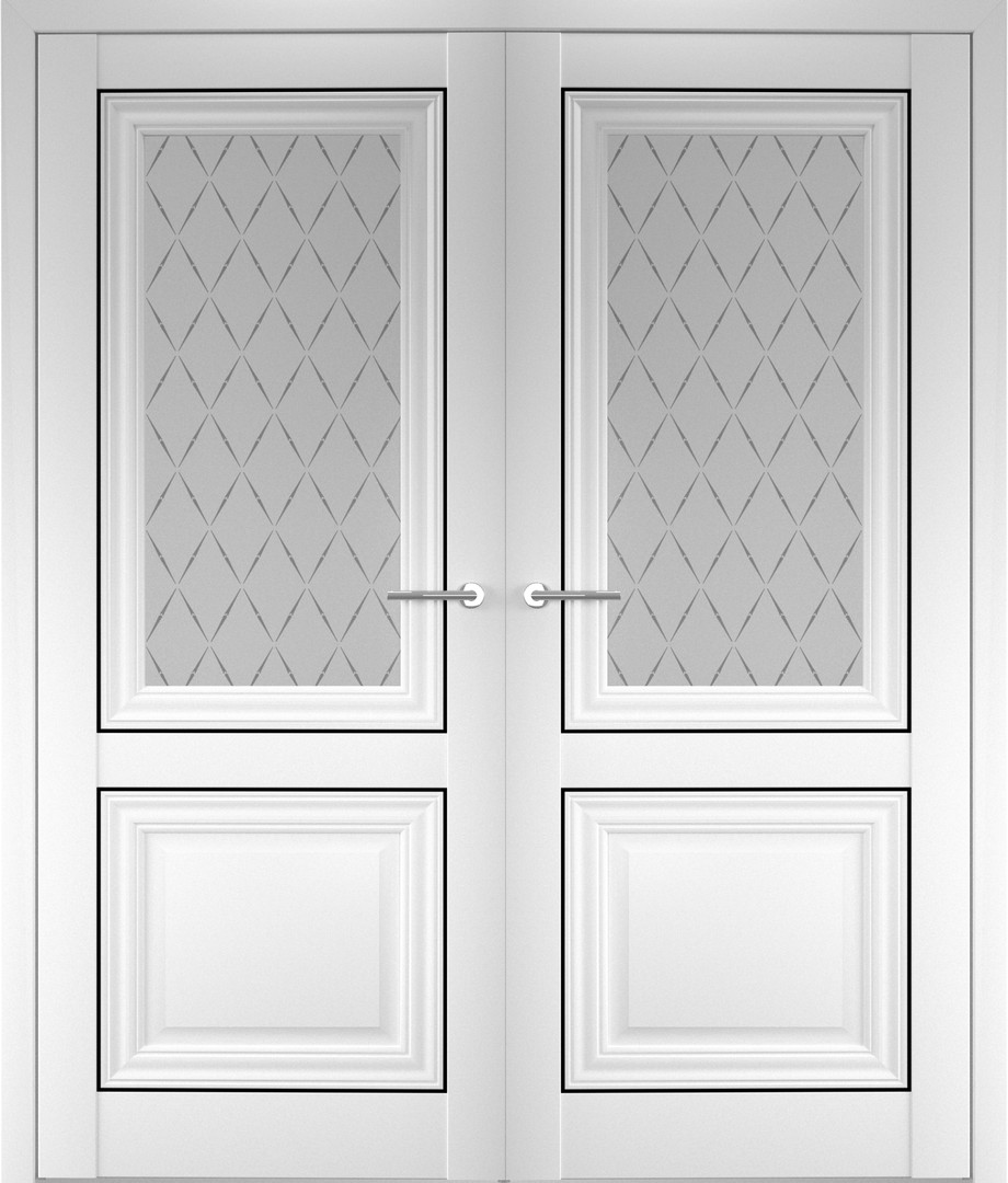 Дверь двойная распашная Albero Спарта 2 ПО