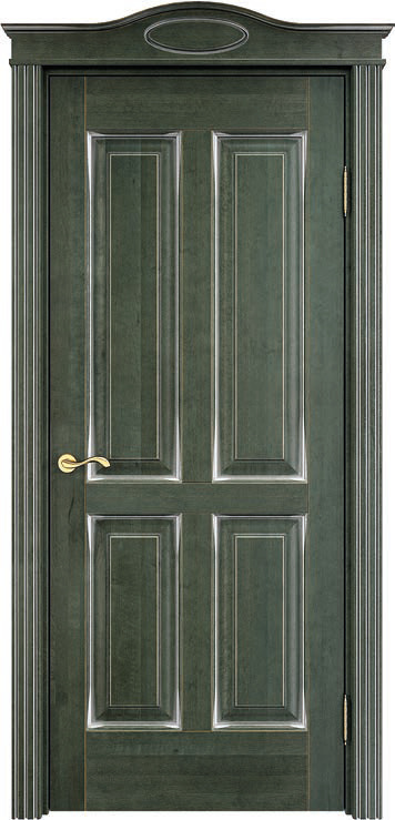 ОЛ 15 зеленый патина серебро микрано