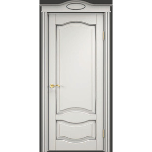 ОЛ 33 белый грунт патина серебро микрано