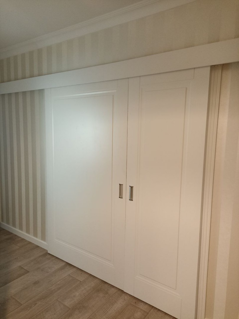 Раздвижная межкомнатная дверь Динмар ПГ эмаль