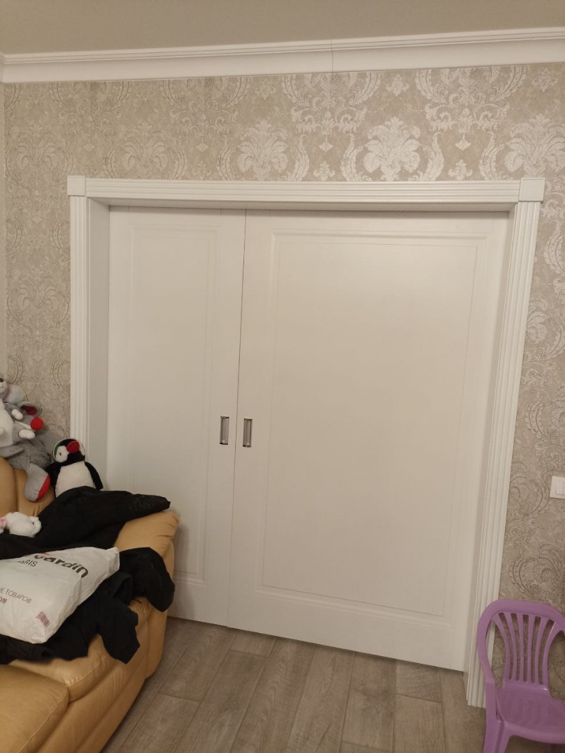 Раздвижная межкомнатная дверь Динмар ПГ эмаль