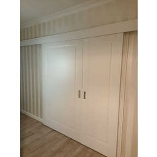 Раздвижная межкомнатная дверь Динмар ПГ эмаль