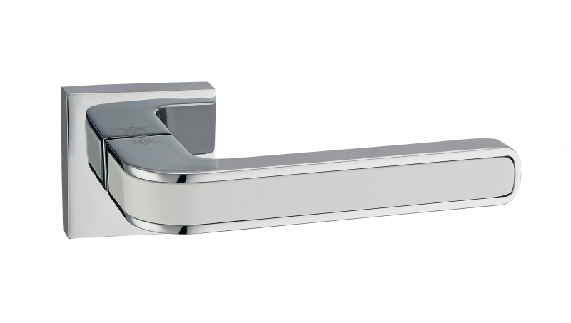 Дверная ручка Lockit Рико pc/white