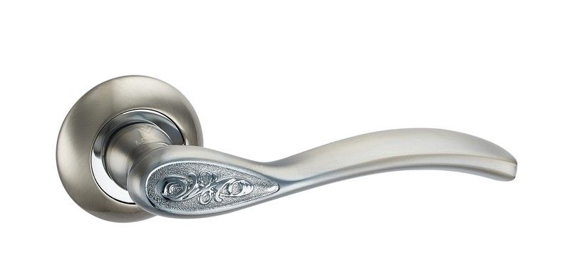 Дверная ручка Lockit Равэлло SN+PC