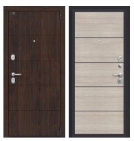 Входная утепленная дверь в квартиру Porta S 4.П50 Almon 28/Cappuccino Veralinga