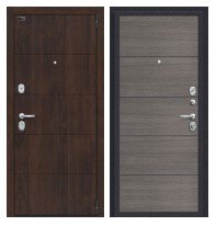 Входная утепленная дверь в квартиру Porta S 4.П50 Almon 28/Grey Veralinga